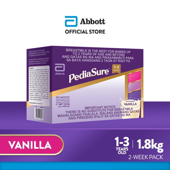Pediasure Vanilla for Kids 1-3 Years Old Milk Supplement