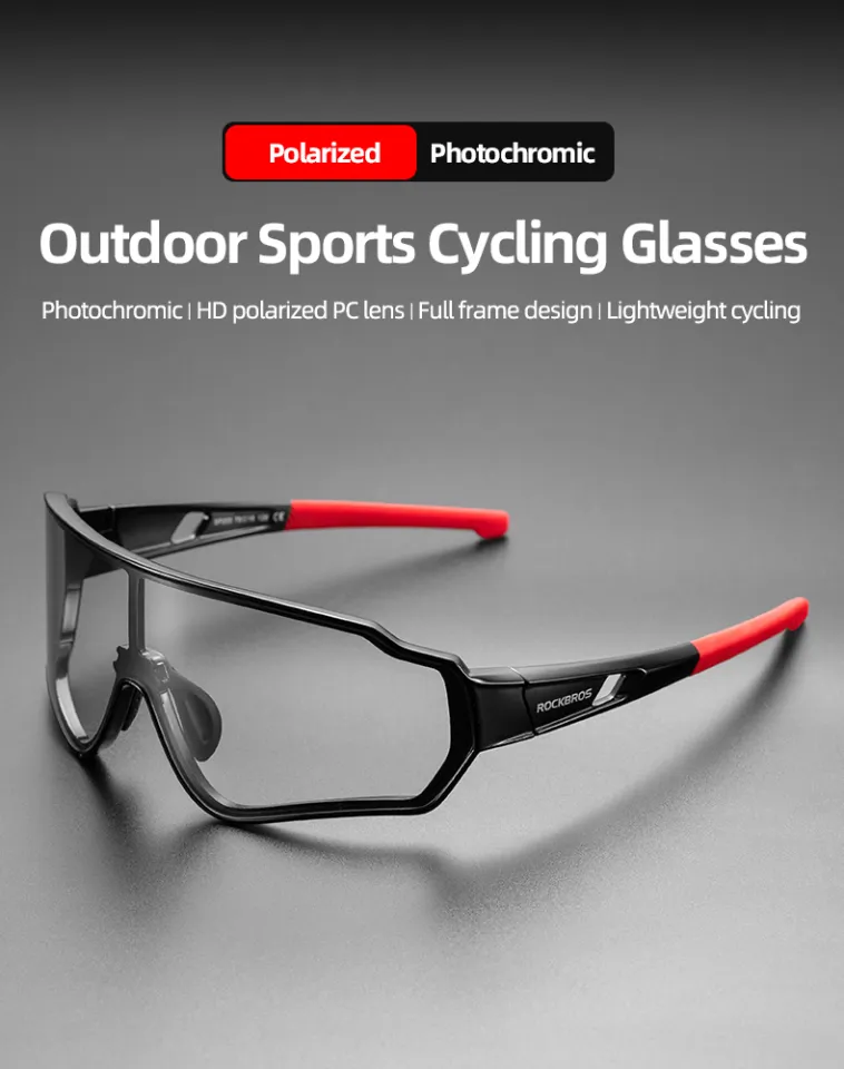 ROCKBROS Cycling Polarized Sunglasses Windproof Anti-UV