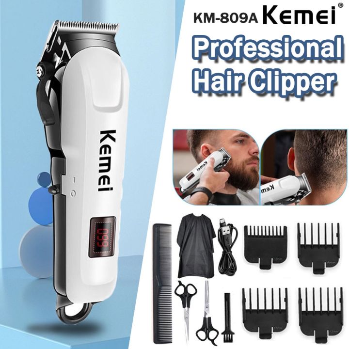 Kemei Hair Clipper With Lcd Km-809A