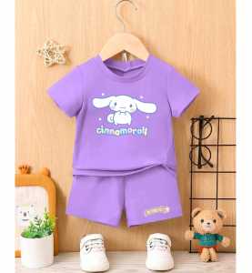 Stelan Kaos anak Perempuan CINNAMOROLL Untuk Usia 1-8 Tahun