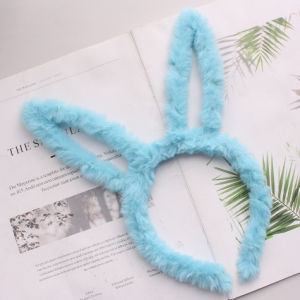 Harga Grosir - Bando Lucu Karakter Hewan Bulu Halus / Bando Motif Kuping Kelinci Beruang