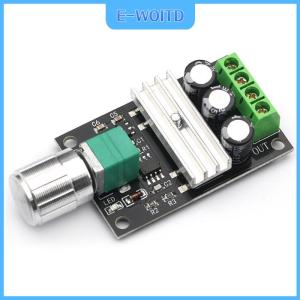 【E-WOITD】 สวิตช์ควบคุมความเร็วมอเตอร์ PWM DC 6V 12V 24V 28V สวิตช์ควบคุมความเร็ว3A