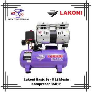 Lakoni Basic 9s - 8 Lt Mesin Kompresor 3/4HP - Unit Only