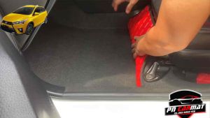 พรมปูพื้นรถยนต์ TOYOTA YARIS 2013-2016ชุดปิดเบา3ชิ้น750-./ ภายในห้องโดยสาร 950-./ เต็มคัน1500บาท (แถมฟรีแผ่นรองส้นเท้ากันสึกมูลค่า 250.-฿