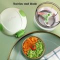818 TOHA Manual Chopper Meat Grinder mini Food Processor Pounding Garlic Cutting Peppers Puree. 
