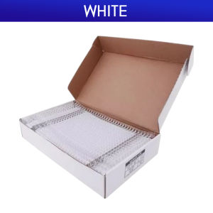 100pcs Double Loop Wire Binding Ring A4 Size 11.1MM Metal 3:1 Pitch 34 Holes White/Black OFFICOM