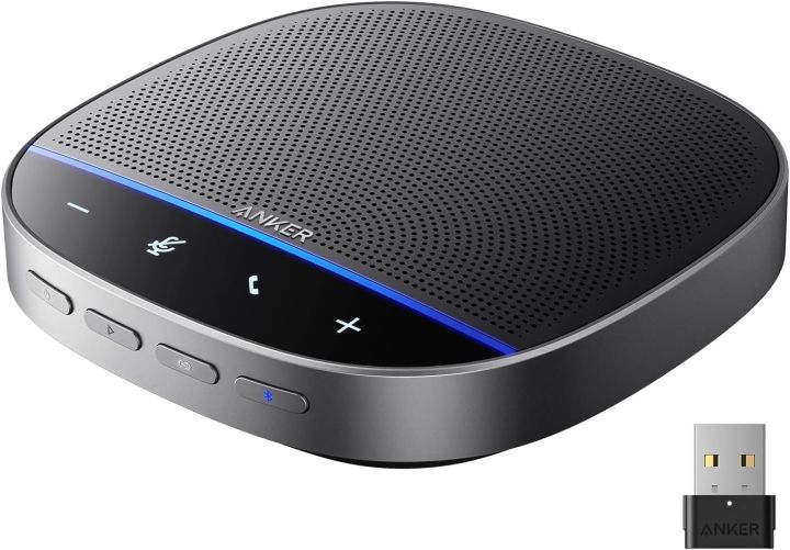 Bluetooth Conference Room Speakerphone Anker PowerConf S500 Speakerphone with Zoom Rooms USB-C Speaker