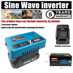 150W Power Inverter Portable Lithium Battery Inverter Smart Power Converter with 3 USB + Type-C | Home & Travel Use | Penukar Kuasa Mudah Alih Rumah & Kereta