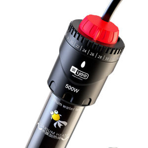Yee Heater Black Samurai Aquarium Heating Rod Stainless Steel + Glass 50w 100w 200w 300w
