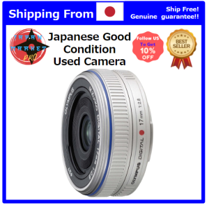 [Japan Used Lense] OLYMPUS Pancake Lens M.ZUIKO DIGITAL 17mm F2.8 Silver