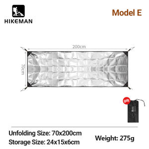 Camping Mat Double Aluminum Film Waterproof Outdoor Tent Thickening Ground Cloth