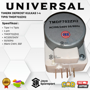 Timer Defrost Kulkas 1-4 TIPIS TMDF702ZH2 AC200/240V 50/60Hz
