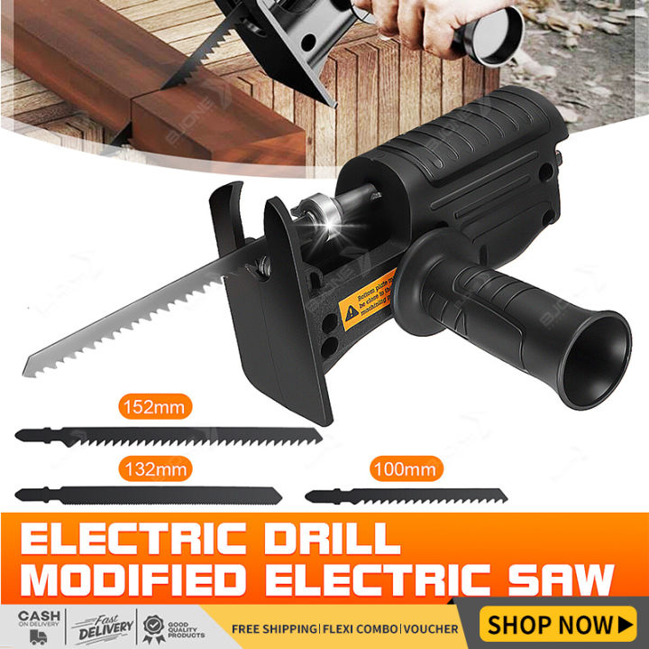 Electric Drill Jig Saws Connector Woodwork Cutting Electric Drill