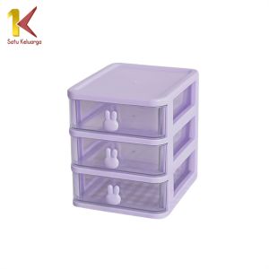 Satu Keluarga Rak Meja Laci Penyimpanan K152 Rak Kosmetik Serbaguna / Rak Susun Makeup Storage