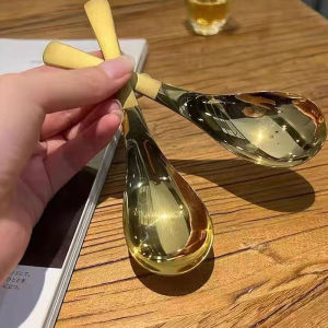 [Energetic] ช้อนซุปสแตนเลสเครื่องใช้บนโต๊ะอาหารอุปกรณ์บนโต๊ะอาหารขัดเงากระจกสีเงินความจุทัพพีใช้ในครัว