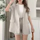 BRANCHÉ Blazers for Women Summer Casual Workwear Plain Short Sleeve Lapel Single Breasted Basics Blazers B250211. 