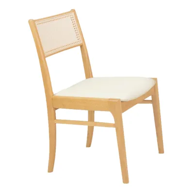 READY STOCK ( SET OF 2 )RATTAN DINING CHAIR / SOLID WOOD CHAIR / WICKER CHAIR / KERUSI ROTAN