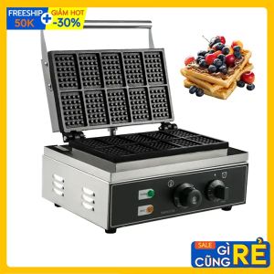 Máy làm bánh tổ ong waffle Bánh Kẹp Công Nghiệp
