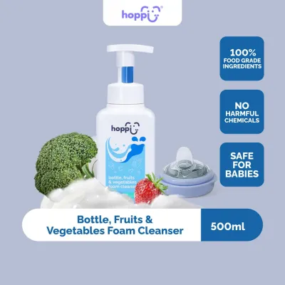 Hoppi Baby Bottle Fruit Vegetables Foam Cleanser 500ml