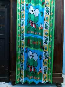 [ Gratis Ongkir ] Gorden Karakter Ukuran 100x200 Cm / Hordeng Satin Karakter Panjang