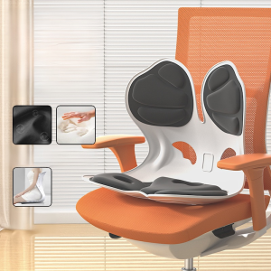 เบาะรองนั่งปรับท่านั่งจากญี่ปุ่น/แผ่นโค้ง เบาะรองนั่ง เบาะนั่ง/เบาะเก้าอี้/เบาะเก้าอี้สะโพก ท่าทาง บรรเทาความเครียด เบาะป้องกันกระดูกสันหลัง การสนับสนุนที่สะดวกสบาย แก้ไข เก้าอี้นั่ง