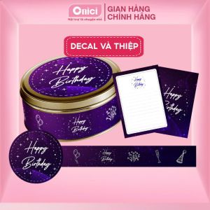 Set làm bánh mousse HỘP THIẾC 3 vị dâu việt quất chanh dây tự chọn ONICI thành phẩm 750ml/bánh