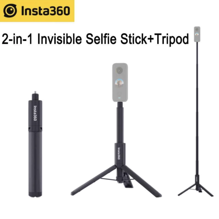 Insta360 2 in 1 Invisible Selfie Stick Tripod Two in One | Lazada