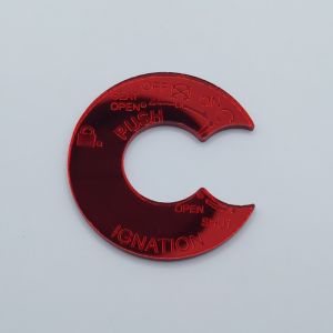 Emblem kunci Akrilik acrylic mio m3 mio z GEAR mio s