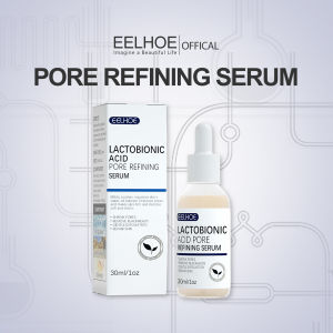 Eelhoe Lactobionic Acid Pore Refining Serum Shrink Pores Hyaluronic Acid Pore Minimizer Serum Wrinkles Anti-Agingrelieve Dryness Whitening Refining Firming Moisturizing Oil Control Repairing Smooth Skin Care