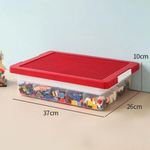 Toy Storage Box Parts Sorting High-capacity Sorting Box Compatible Building Block Base Plate Minifigures