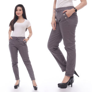 Celana Baggy Pants Bahan Twill Combed Stretch