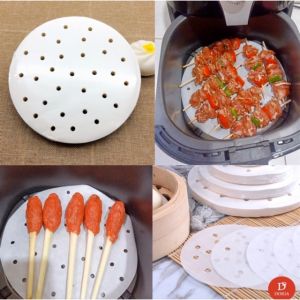 Set 100 tờ giấy nến Tròn 21.5cm