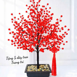 Bộ vật liệu làm hoa phát tài đón năm mới hoa handmade - S1030