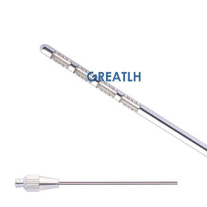 MEDGREAT Ống hút mỡ 4 lỗ dùng để thu hoạch mỡ cho tế bào gốc ống hút mỡ kim chuyển mỡ dùng trong thẩm mỹ kim hình răng cưa.