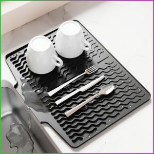Placemats Multi-style Multifunction Coasters Non-slip Dry Safe and Non-toxic Dish Water Filter Pad
