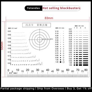 [Yolandas] มาตรวัดจุดมาตรวัดฟิล์มใสบัตรคราบบัตรเปรียบเทียบรอยแตกร้าวสัตว์เลี้ยงเส้นจุดตรวจสอบคุณภาพ