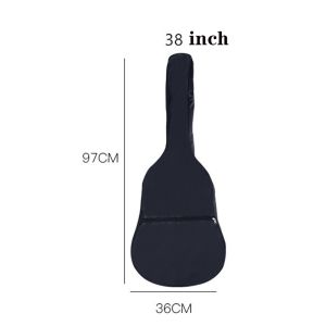 38 inch Fashion Portable Guitar Bag Waterproof Oxford Electric Guitar Gig Bag Soft Guitar BagZipper