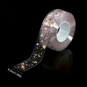 Sacesr Waterproof Sealing Tape Kitchen Bathroom Adhesive Seal Tape Stickers Mildew Toilet Seam Strip Self Transparent Home Decoration 9Q4T2