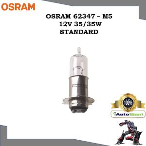 LAMPU MOTOR DEPAN OSRAM 62347 M5 12V 35/35W STANDARD KRISS