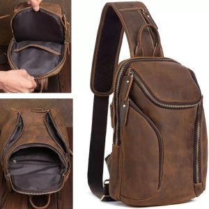 WAIST BAG PRIA / BERBAHAN KULIT ASELI CUY!! / ANTI RIBET RIBET CLUB