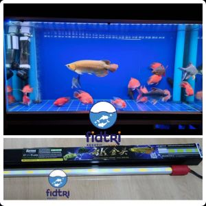 Kintons Aquarium Submersible LED Lamp Lampu Power untuk ikan Arowana Others KT8-COB-LED 90CM
