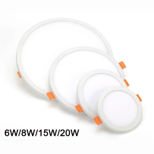 LED Downlight Ultra thin Round Square Recessed Lamp 6W 8W 15W 20W AC110V-220V Indoor Bathroom Ceiling LED Spot Light