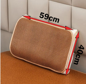 Chito8 Summer Cool Rattan Pillow Cover Premium Rattan Pillow Cover Cooling Pillow Case Breathable Ice Silk Anti Heat Comfortable Bedding Home Bedroom