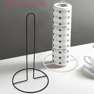 🎀Perfection Store1🎀 Iron Kitchen Roll Paper Towel Holder Bathroom Paper Towel Holder Dining Table Vertical Napkin Holder Kitchen Storage Rack