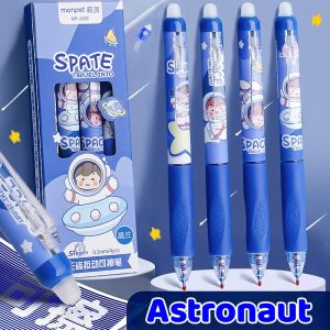4Pcs/Set Sanrio Gel Pen Cartoon Kuromi 0.5mm Neutral Pen Cute Press Type Erasable Student supplies