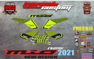 MIO i 125 2021 DESIGN DECALS