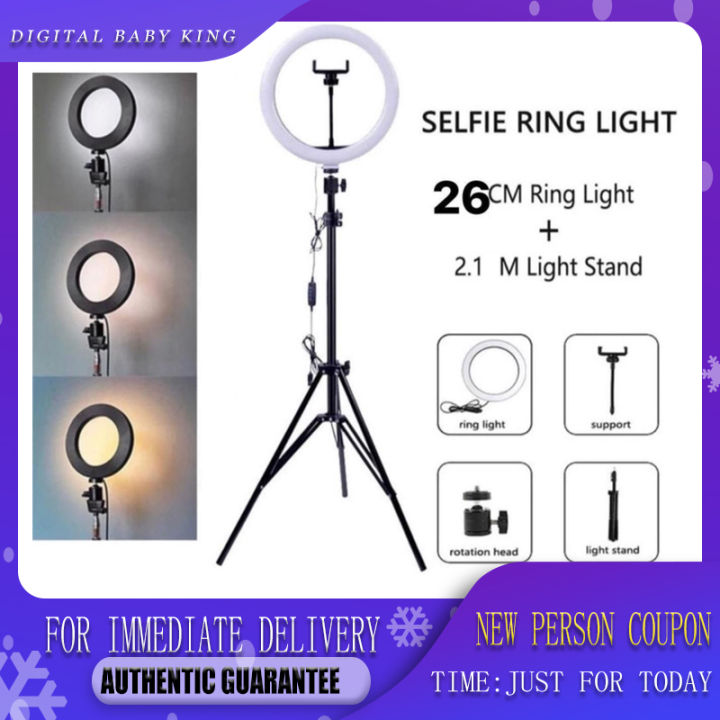 Led Lights Ringlight With Tripod Stand Ring Light Led 26CM With