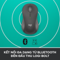 Chuột không dây Bluetooth Logitech M550 Signature - SmartWheel, giảm ồn, 400-4000DPI, Tùy chỉnh các nút, Pin 24 tháng. 