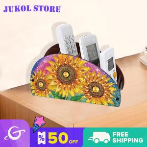 【New Arrival】 Wooden Animal Decor Artifacts DIY Rhinestones Storage Box for Home and Office Decor