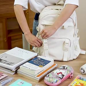 กระเป๋าเป้จระเข้น่ารัก Matcha Dandan Niche สำหรับนักเรียน แบบยูนิเซ็กซ์ สไตล์ Ins ความจุขนาดใหญ่ กระเป๋าสะพายสองข้าง